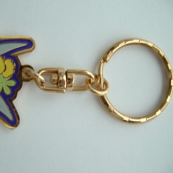 Tinker Bell Key Fob Disney Key Fob Tag VTG - Picture 2 of 6